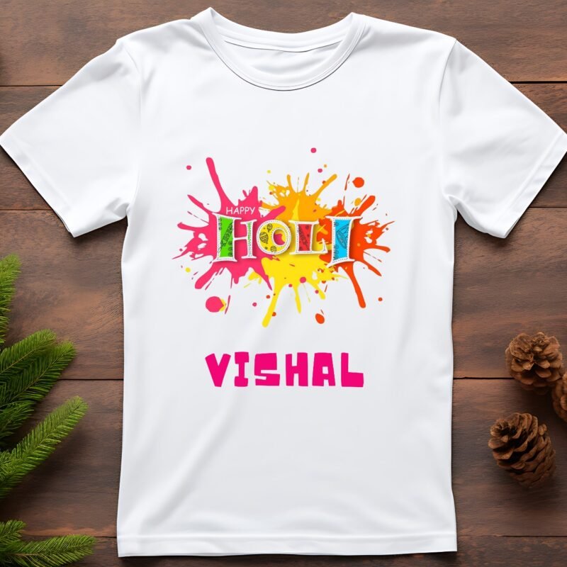 Customized Printed Unisex Half Sleeves T-Shirt for Men & Women