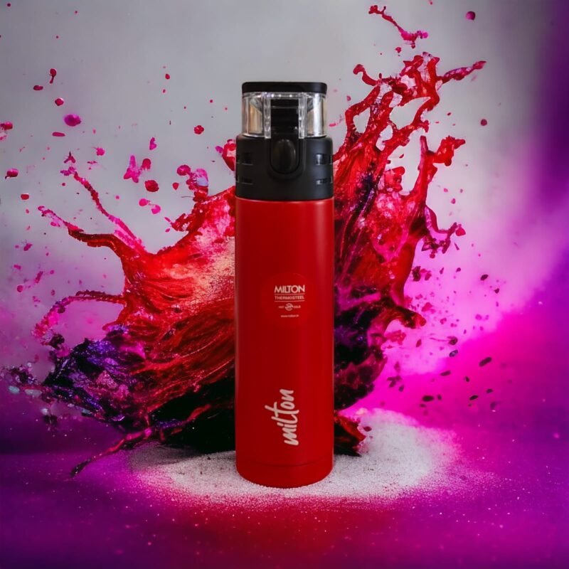 Personalized Milton Atlantis 600 Thermosteel Bottle - Hot & cold Water Bottle - Image 2