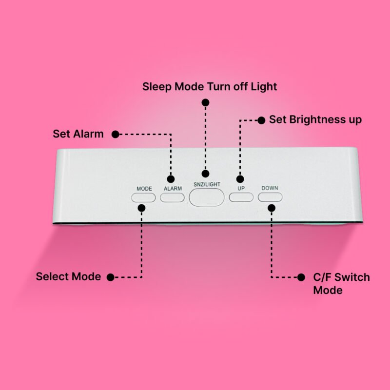 Personalized LED Alarm Clock – A Perfect Blend of Style & Functionality - Image 5