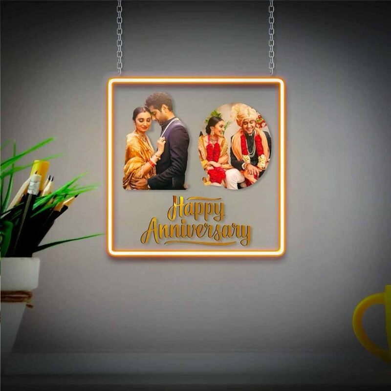 Personalized Neon LED Hanger – Light Up Your Special Moments! - Image 2