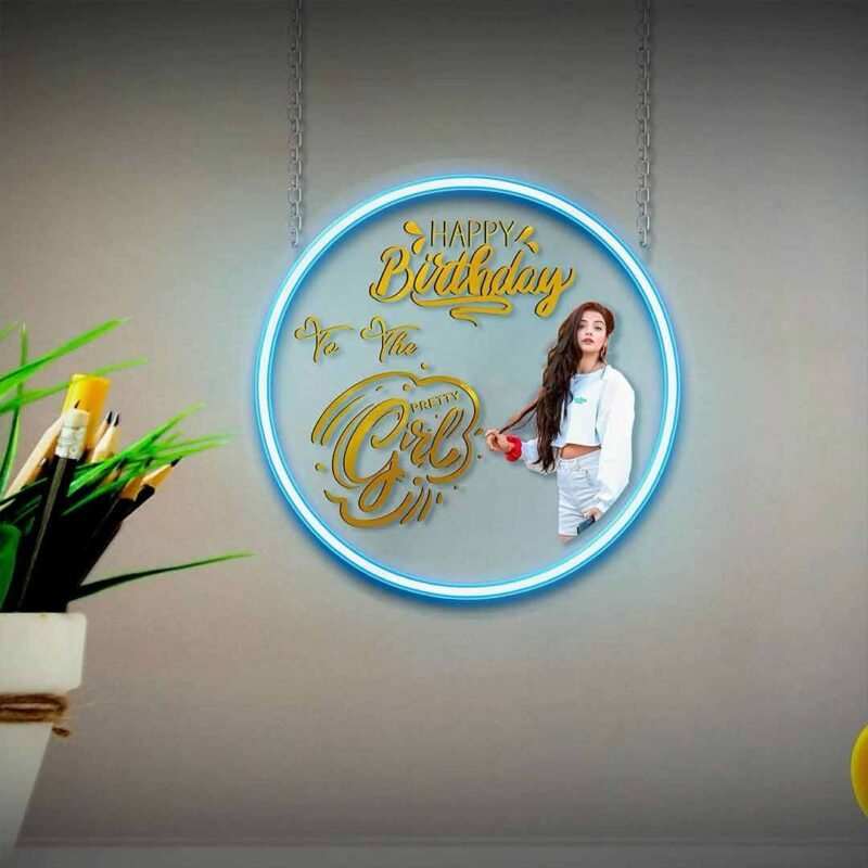 Personalized Neon LED Hanger – Light Up Your Special Moments!