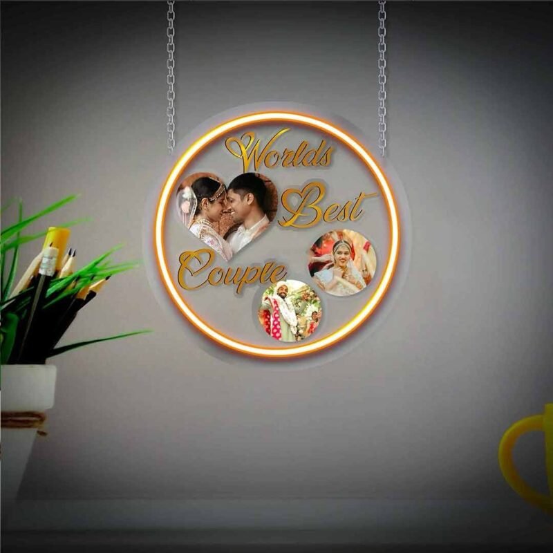 Personalized Neon LED Hanger – Light Up Your Special Moments! - Image 4