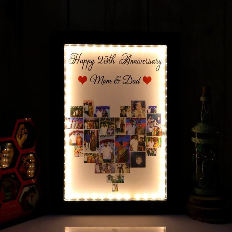 Customized Acrylic Mosaic LED Photo Frame - Image 2
