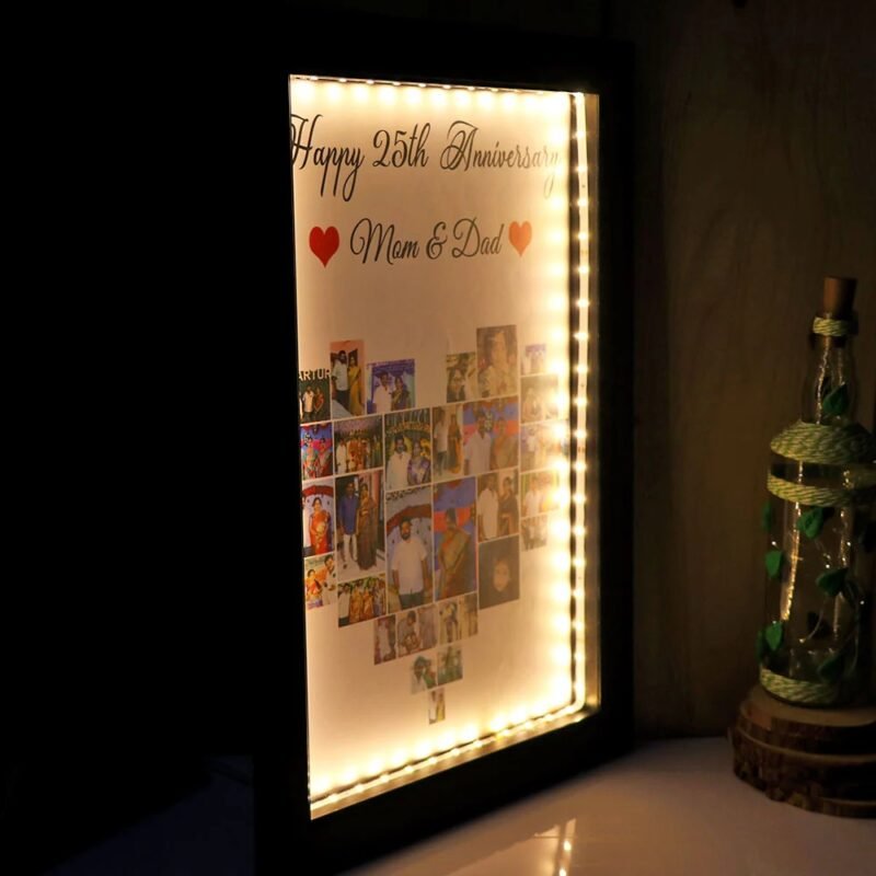 Customized Acrylic Mosaic LED Photo Frame - Image 3