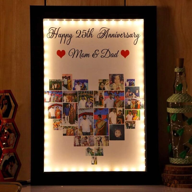 Customized Acrylic Mosaic LED Photo Frame - Image 4