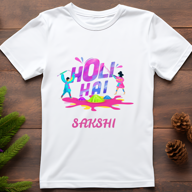 Customised Holi-shirts for Kids
