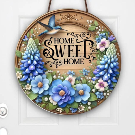 Artvibes Home Sweet Home | Wooden Wall Hanging Decoration Items for Home | Gifts | Wooden Wall Hanger | Mdf Wall Decoration for Living Room | Artworks Wall Hangings